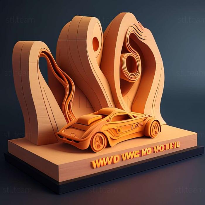 3D model Hot Wheels World Race game (STL)